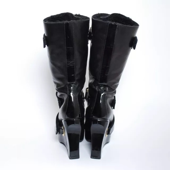 Authentic Louis Vuitton ski boot wedge runway 37.5 - Picture 4 of 8